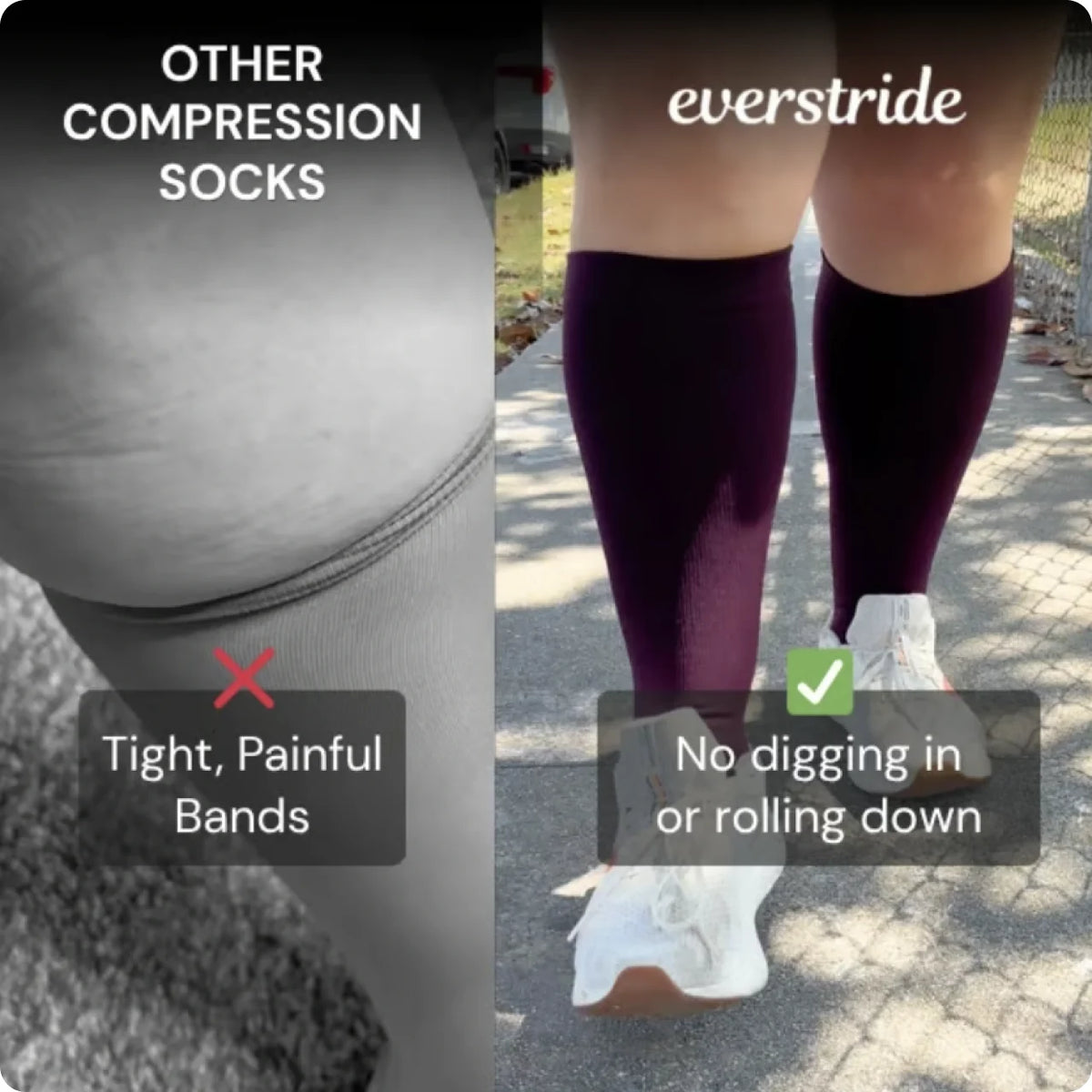 Other compression socks compared with Everstride socks